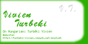 vivien turbeki business card