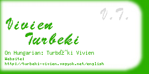 vivien turbeki business card